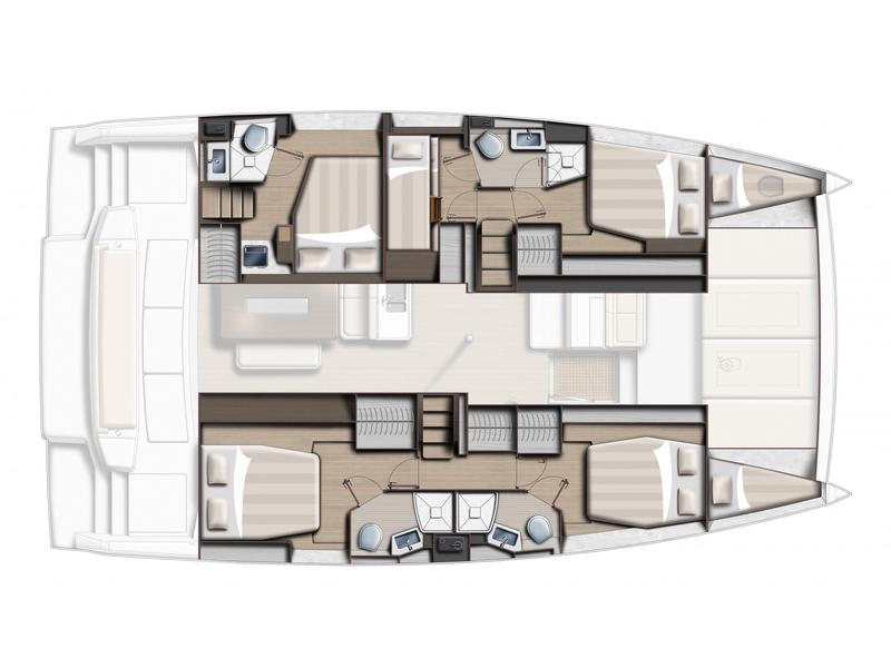 Book yachts online - catamaran - Bali 4.6 - Sail Aquarius - rent