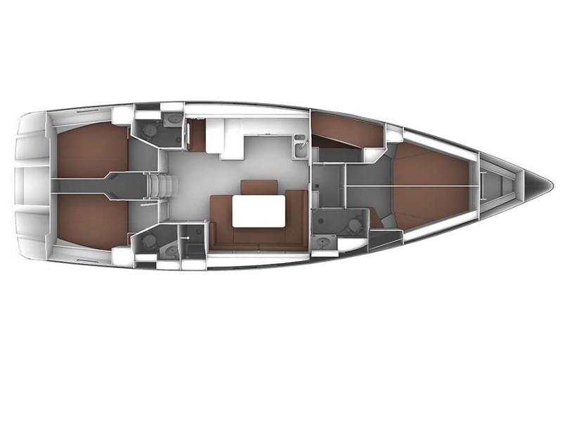 Book yachts online - sailboat - Bavaria Cruiser 51 - CL- 51C-19-G - rent