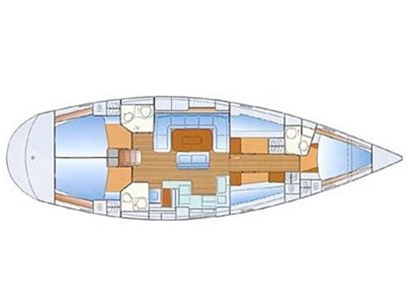Book yachts online - sailboat - Bavaria 50 Cruiser - EC- 50B-08-G - rent