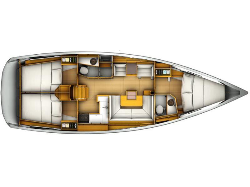 Book yachts online - sailboat - Sun Odyssey 419 - EC- 419-17-F - rent