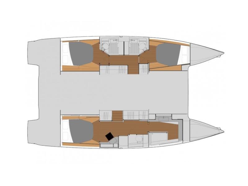 Book yachts online - catamaran - Astréa 42 4cab - PRES-A42-22-CR - rent
