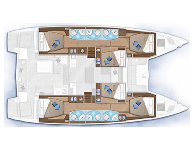 Book yachts online - catamaran - Lagoon 50 - CL- L50-19-G - rent
