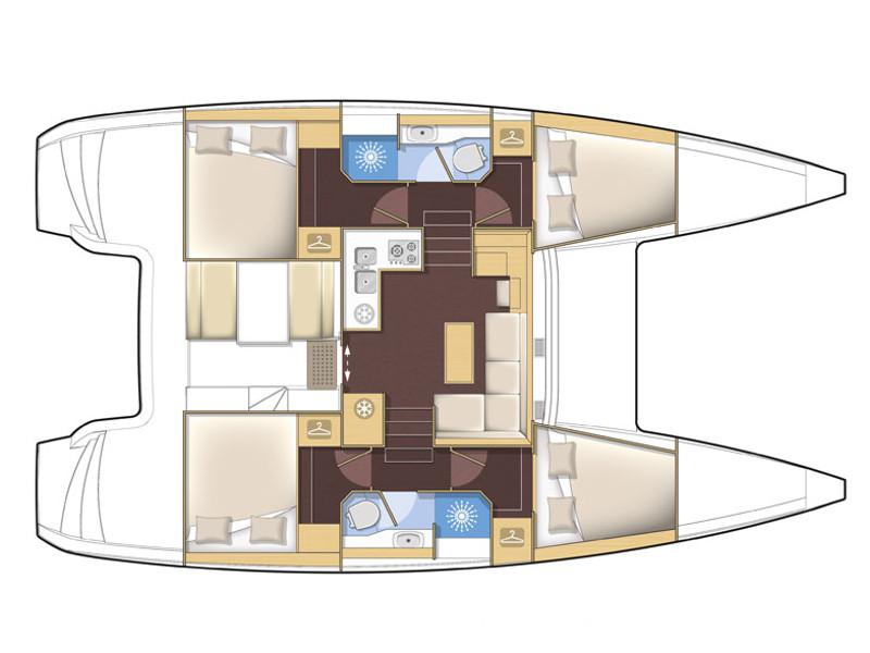 Book yachts online - catamaran - Lagoon 39 - EC- L39-14-G - rent