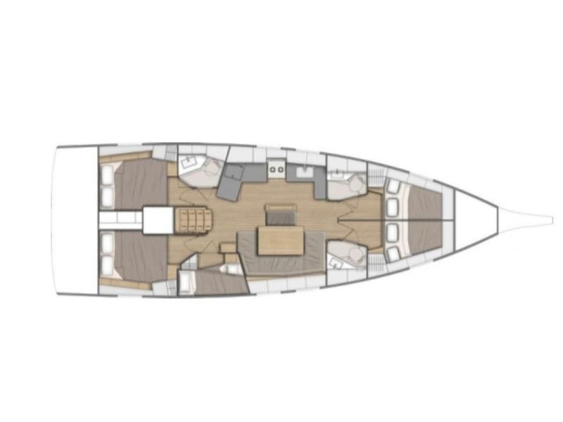 Book yachts online - sailboat - Oceanis 46.1 - PRES- O46-21-G - rent