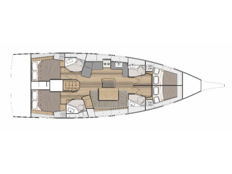 Book yachts online - sailboat - Oceanis 46.1 - 4 cab - ANDIAMO - rent