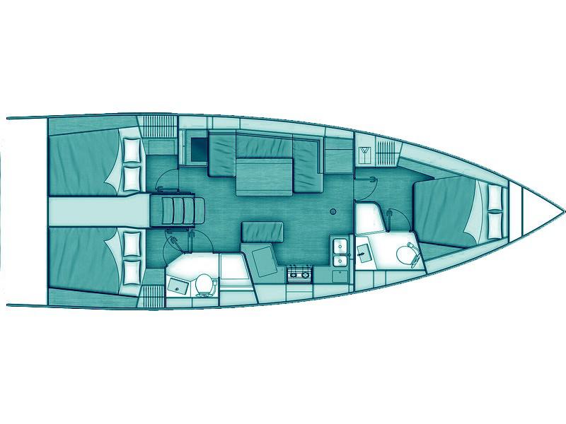 Book yachts online - sailboat - Oceanis 40.1 - Avra - rent