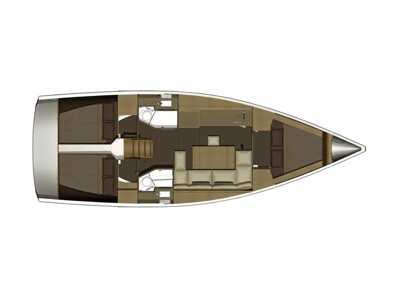 Book yachts online - sailboat - Dufour 382 GL - Scafo - rent