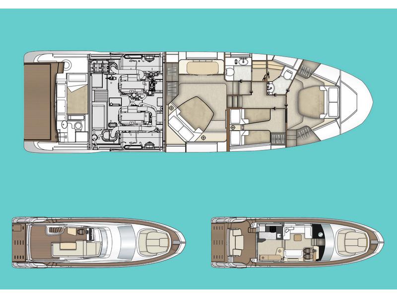 Book yachts online - motorboat - Azimut 55 Fly - MAWI - rent