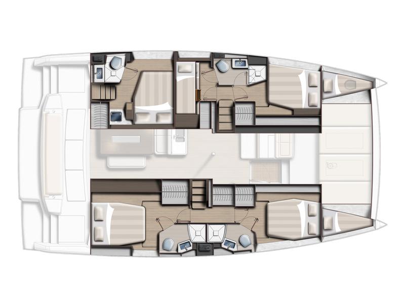 Book yachts online - catamaran - BALI 4.6 - AMAZIGH - rent