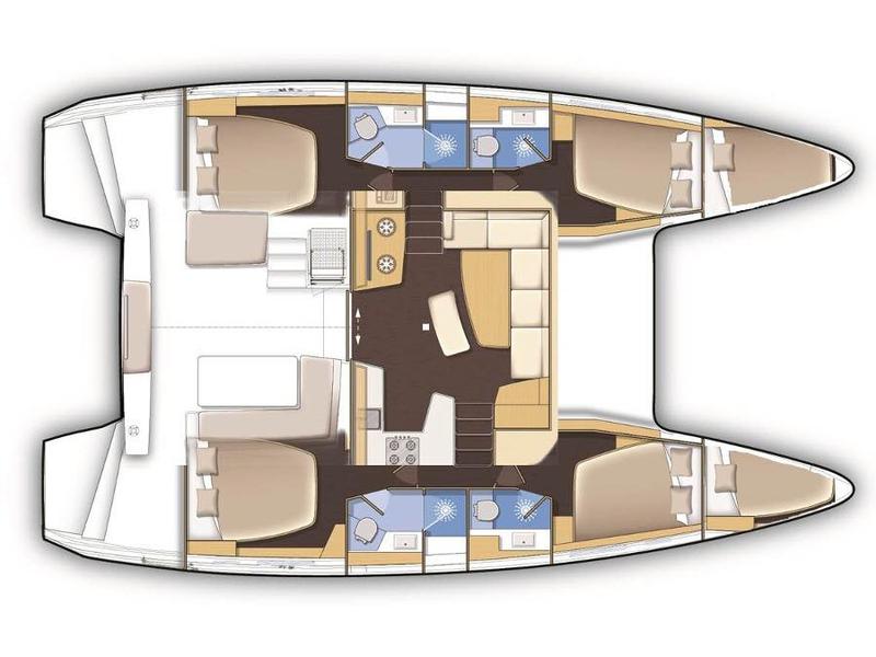 Book yachts online - catamaran - Lagoon 42 - Lagoon 42 20' BL - rent