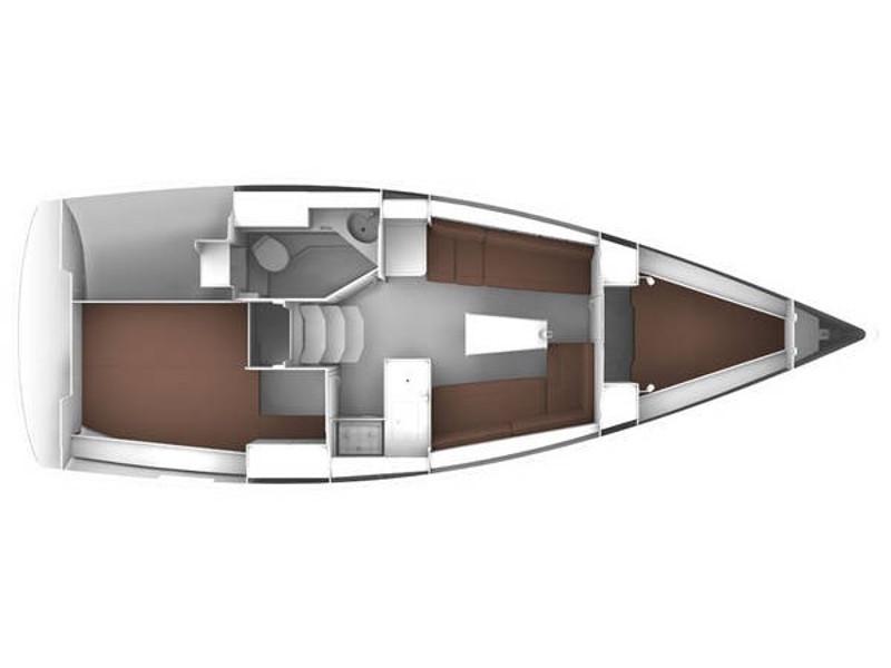 Book yachts online - sailboat - Bavaria Cruiser 34 - TIKA - rent