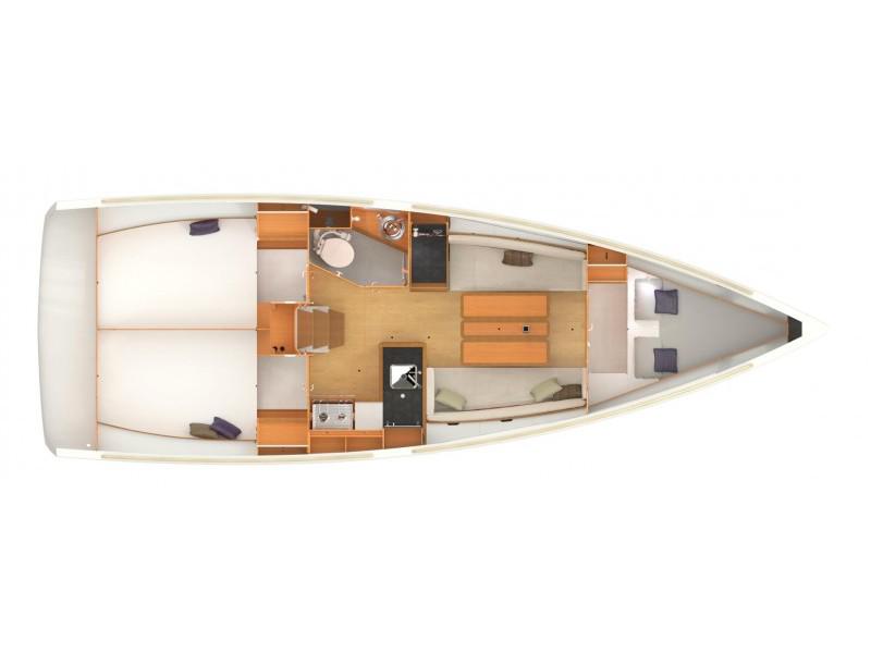 Book yachts online - sailboat - Sun Odyssey 349 - MINI - rent