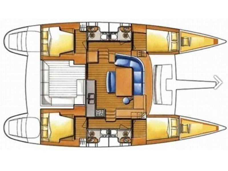 Book yachts online - catamaran - Lagoon 400 S2 - NORA II - rent