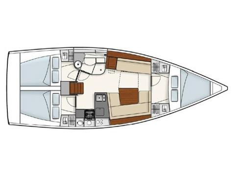Book yachts online - sailboat - Hanse 385 - CAPRICCIO - rent
