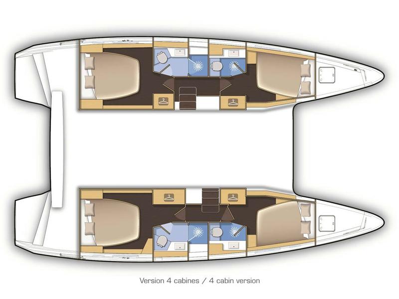 Book yachts online - catamaran - Lagoon 42 A/C &amp; GEN. - Four Seasons - rent