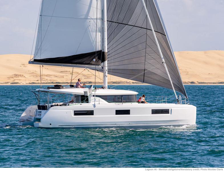 Book yachts online - catamaran - Lagoon 46 A/C &amp; GEN &amp; WM - HARMONY - rent