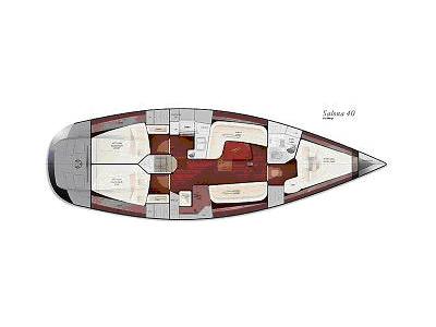 Book yachts online - sailboat - Salona 40 - Vira - rent