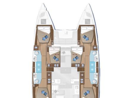 Book yachts online - catamaran - Lagoon 50 A/C &amp; GEN &amp; WM - ANDROMEDA - rent