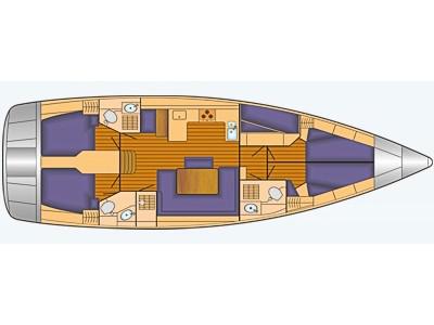 Book yachts online - sailboat - Bavaria Cruiser 51 - SIX - rent