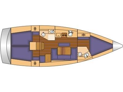 Book yachts online - sailboat - Bavaria Cruiser 41 - THREE - rent