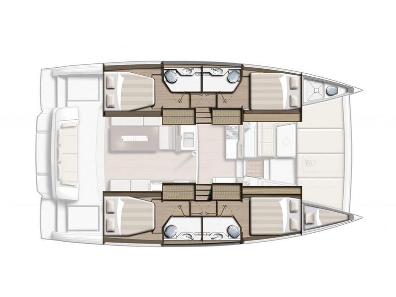 Book yachts online - catamaran - Bali 4.2 - Ziphius - rent