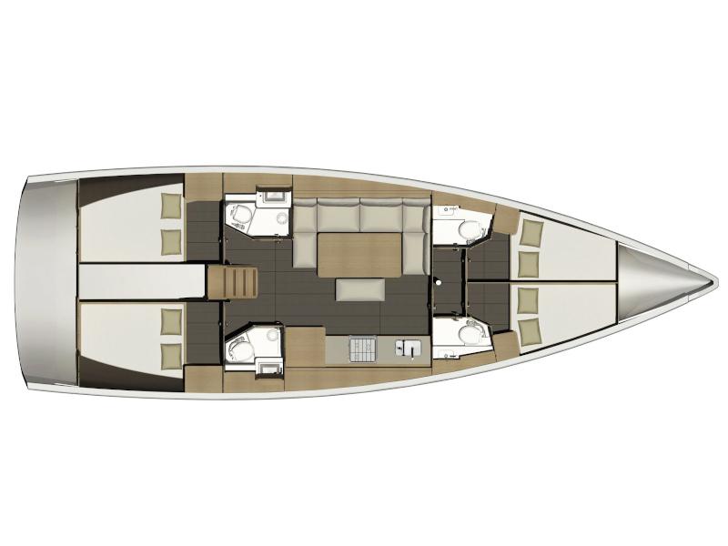 Book yachts online - sailboat - Dufour 460 - Mania Planet - rent