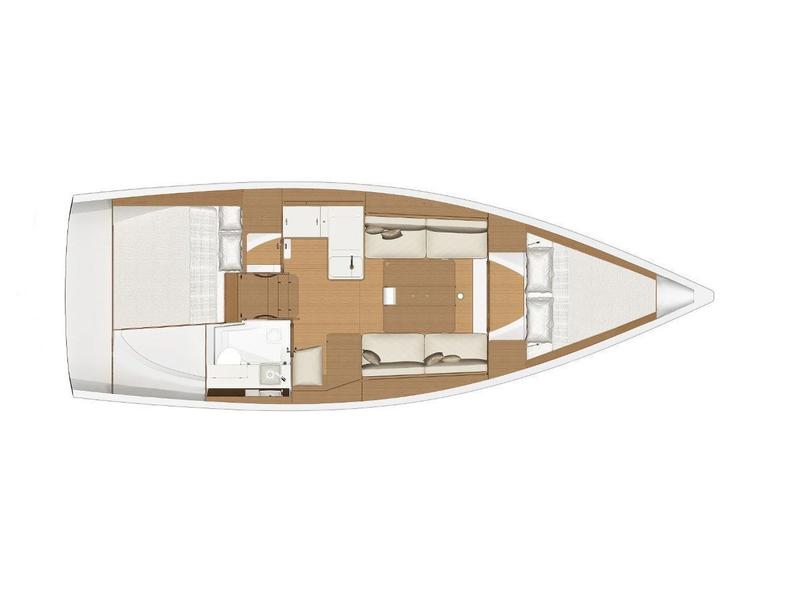 Book yachts online - sailboat - Dufour 360 Grand Large 2.20 draft - Smile Planet - rent
