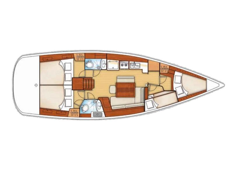 Book yachts online - sailboat - Oceanis 43 Mg - Magnolia - rent
