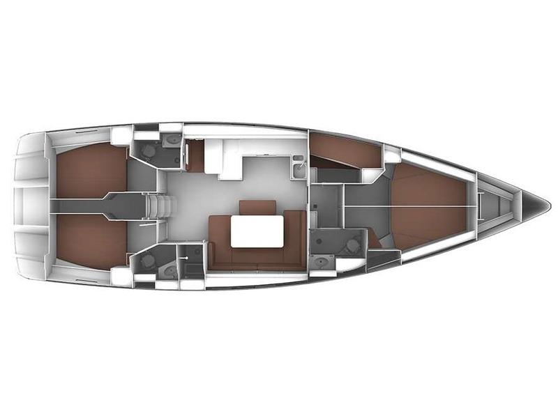 Book yachts online - sailboat - Bavaria Cruiser 51 - Leonidas III - rent