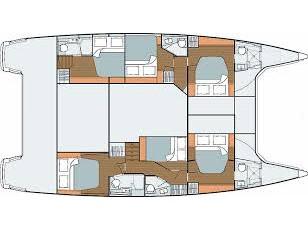 Book yachts online - catamaran - Saba 50 - NINA IV - rent