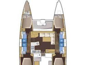 Book yachts online - catamaran - Lagoon 450  Flybridge - Madicon - rent