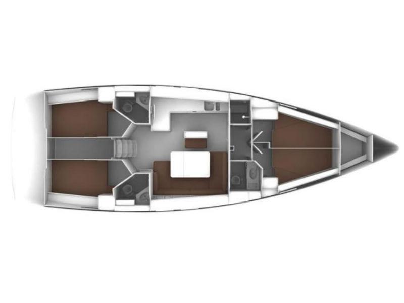 Book yachts online - sailboat - Bavaria Cruiser 46 - Nebula - rent