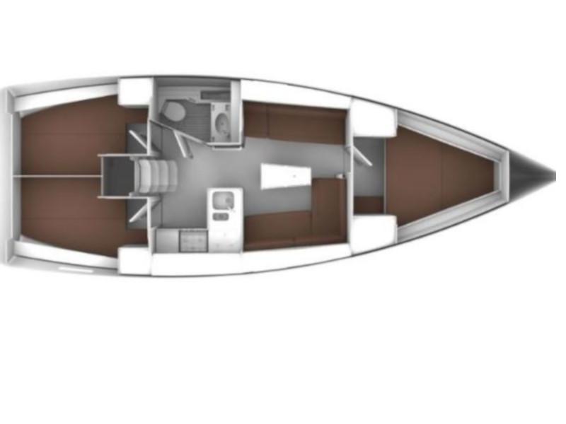 Book yachts online - sailboat - Bavaria Cruiser 37 - Maestral - rent