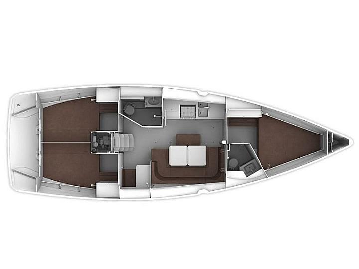 Book yachts online - sailboat - Bavaria Cruiser 41 - Sapphire - rent
