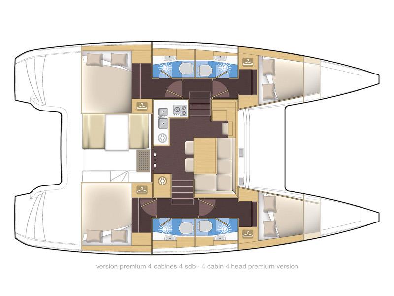 Book yachts online - catamaran - Lagoon 39 - NEMO - rent