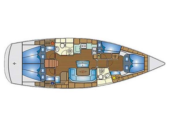 Book yachts online - sailboat - Bavaria 46 Cruiser Veritas edition - mirna - rent