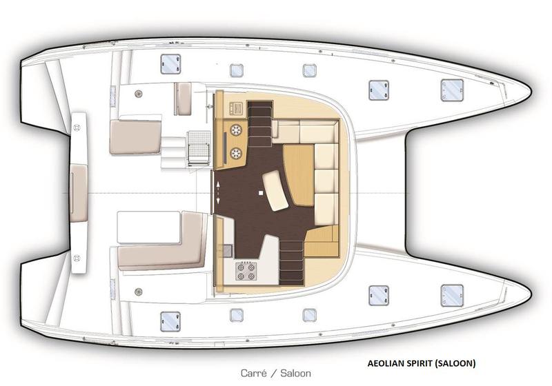Book yachts online - catamaran - Lagoon 42 - Aeolian Spirit - rent