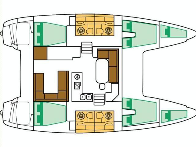 Book yachts online - catamaran - Lagoon 400 S2 - Tulip - rent