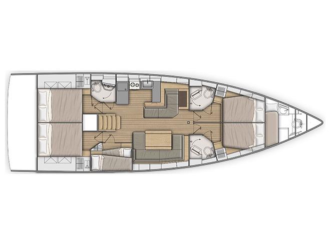 Book yachts online - sailboat - Oceanis 51.1 - Bluescape II - rent