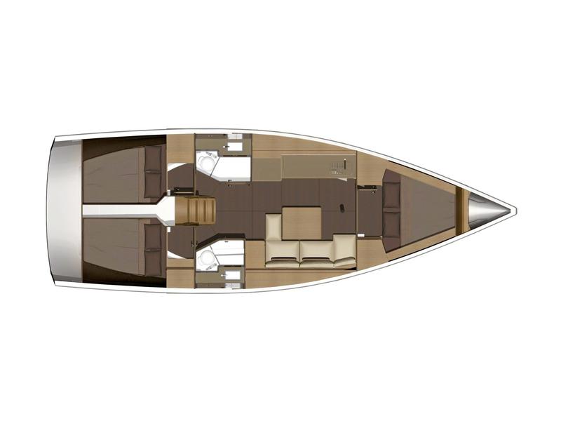 Book yachts online - sailboat - Dufour 382 Grand Large - CAN CAN - rent