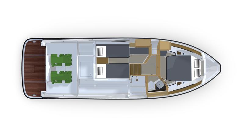 Book yachts online - motorboat - Grandezza 37 CA - KRISTINA - rent