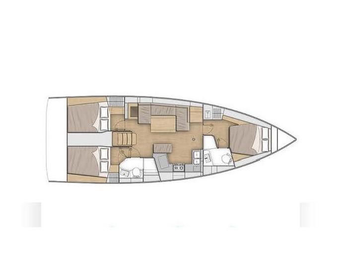 Book yachts online - sailboat - Oceanis 40.1 - Niovi - rent