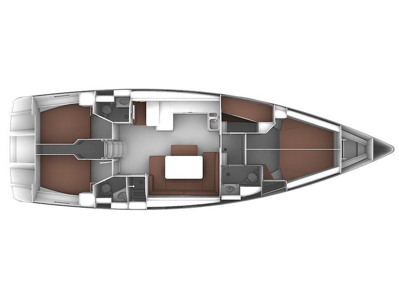 Book yachts online - sailboat - Bavaria Cruiser 51 - Nanna - rent