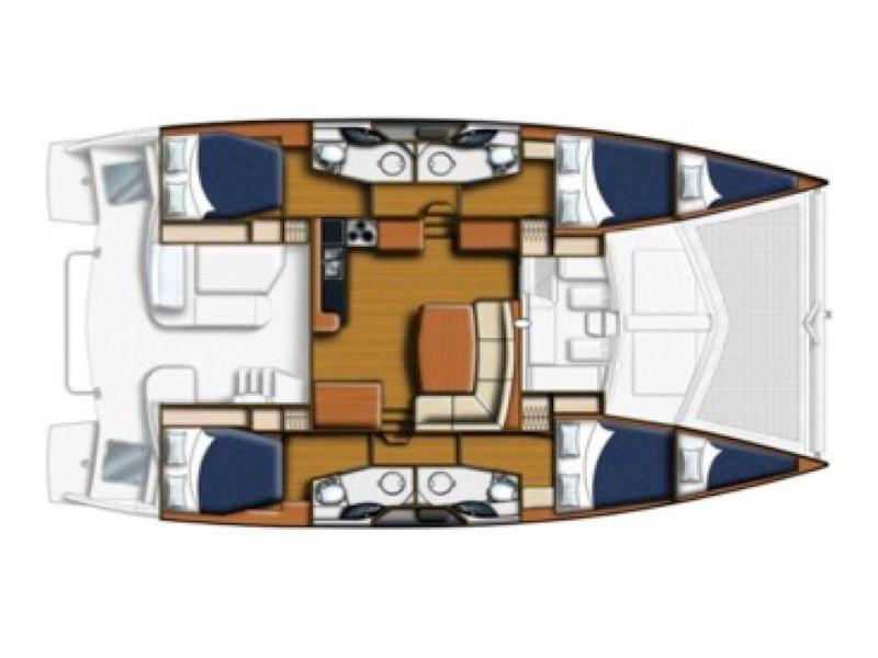 Book yachts online - catamaran - Leopard 44 - La Luna (Majorca) - rent