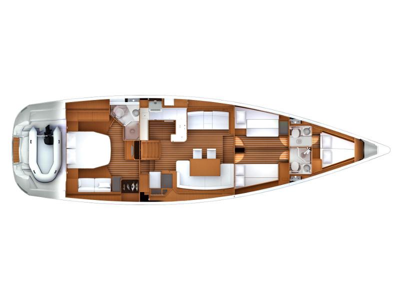 Book yachts online - sailboat - Jeanneau 57 - KURUKULLA OV AC+G+refit 2021+new sails 2022 - rent