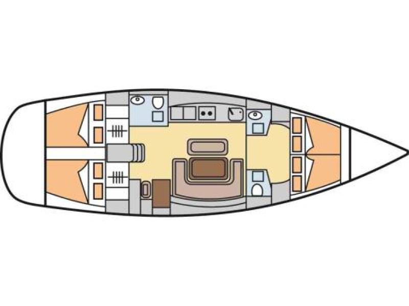 Book yachts online - sailboat - Dufour 455 GL - Capriccio - rent