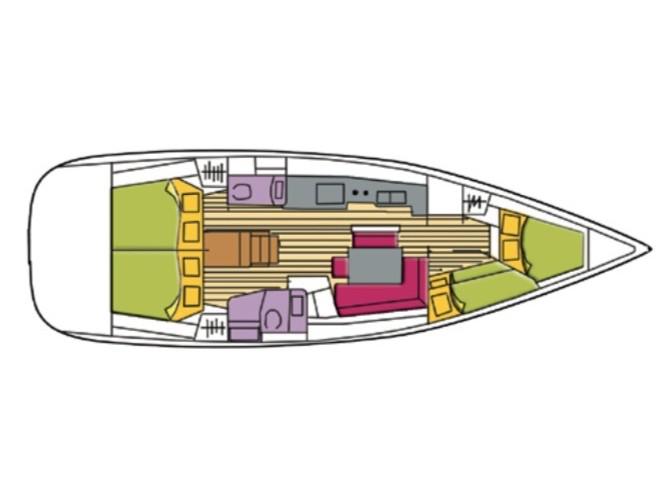 Book yachts online - sailboat - Oceanis 46 - Shedir  - rent
