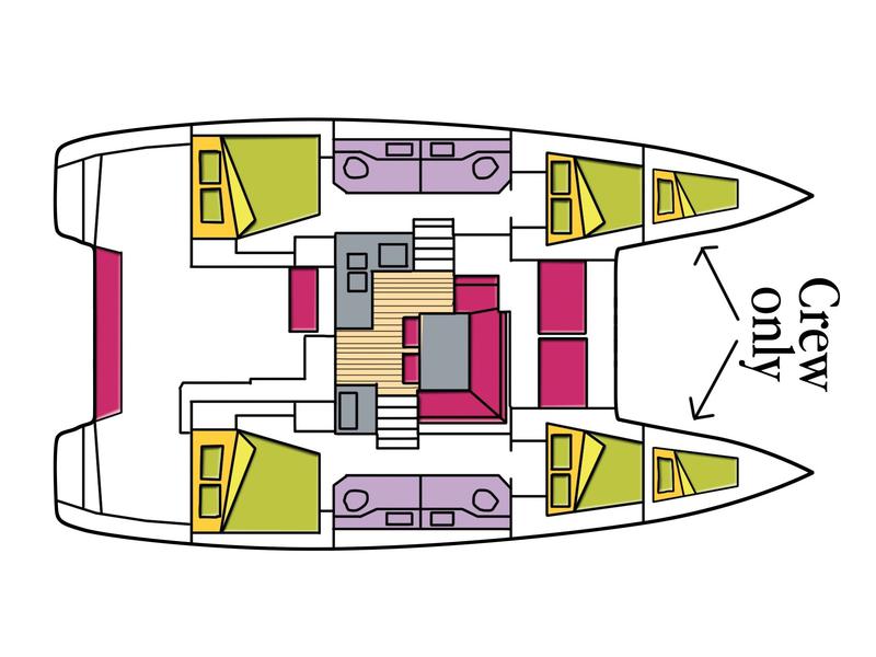 Book yachts online - catamaran - Lagoon 40 - Aquila (WM, Inverter) - rent