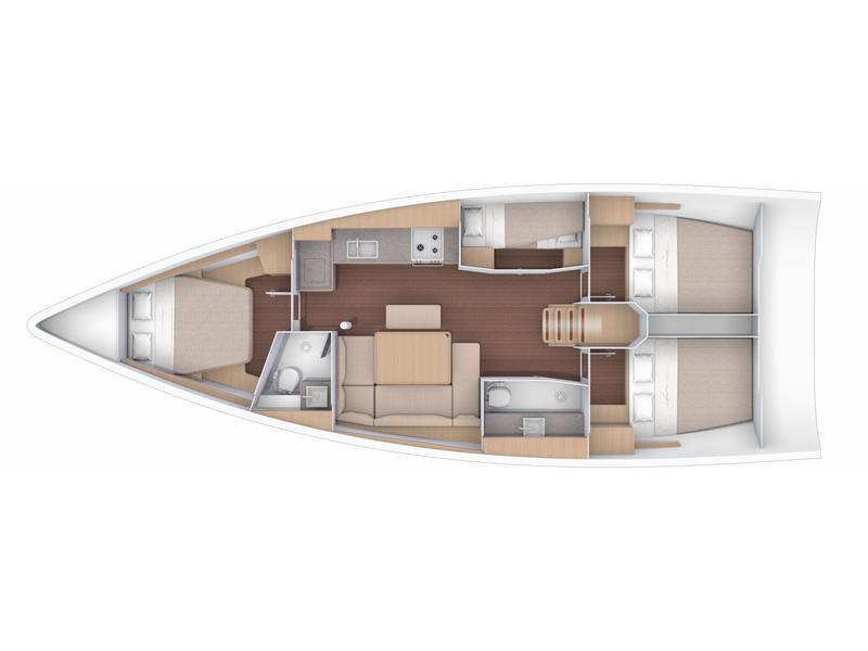 Book yachts online - sailboat - Dufour 430 Grand Large - Pavo - rent