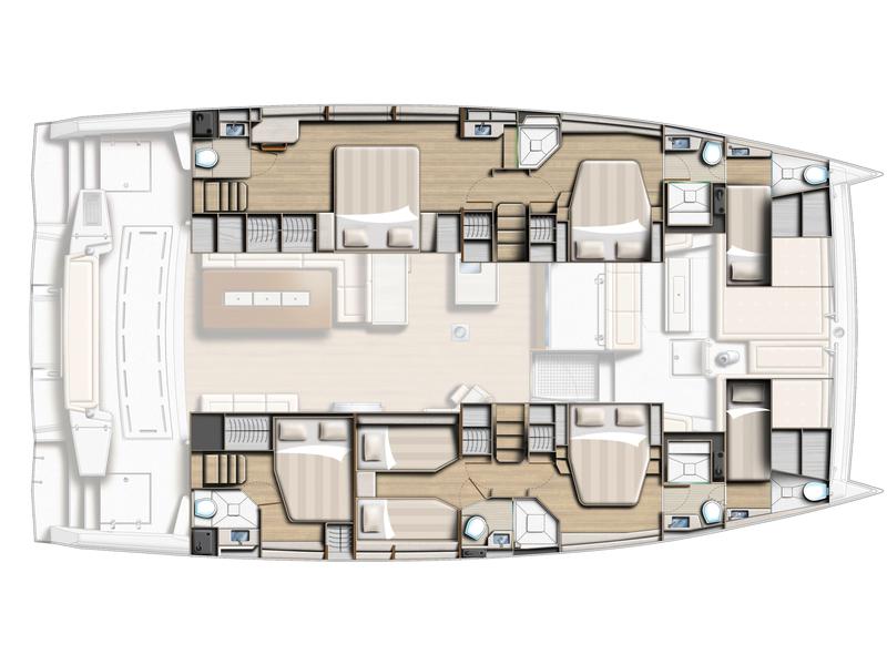 Book yachts online - catamaran - Bali 5.4 - Virginia - rent